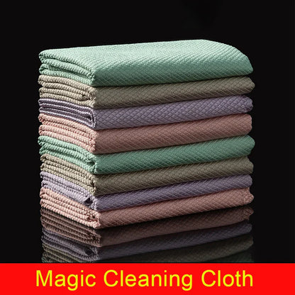 10pcs Microfiber Glass Cleaning Cloths