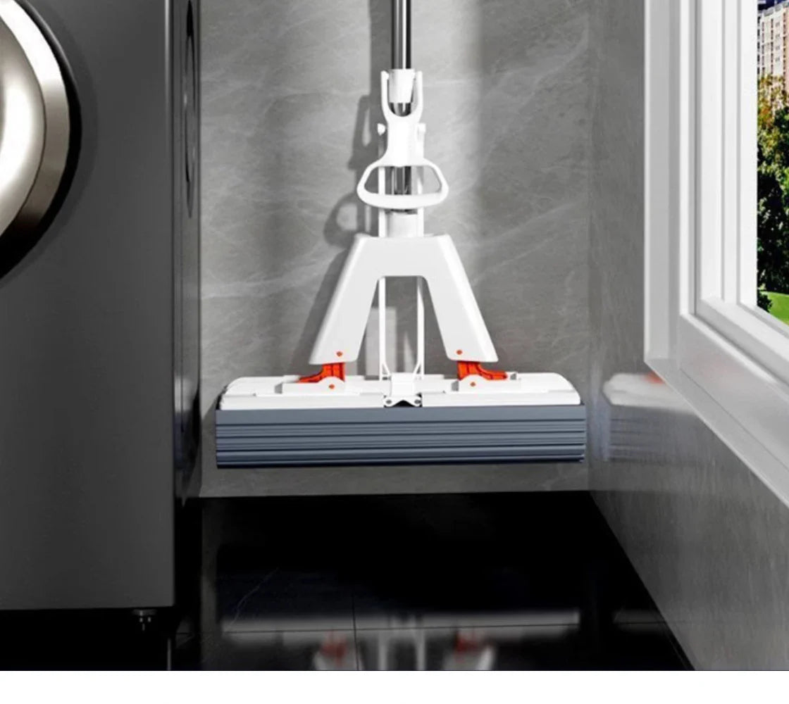 Squeezed Self-Draining Rubber Cotton Mop