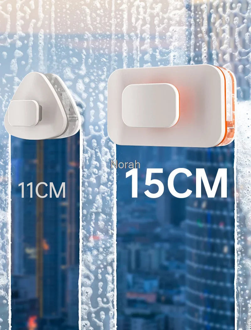 Glass Wiper Wash Magnetic Window Double-Sided Cleaning Brush