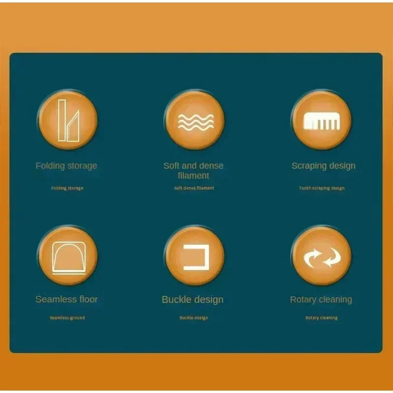 Kitchen Broom & Dustpan Combination