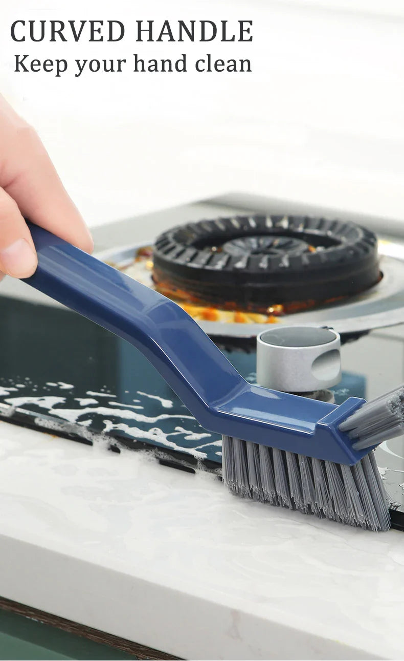 Multipurpose Bathroom Tile Floor Gap Cleaning Brush