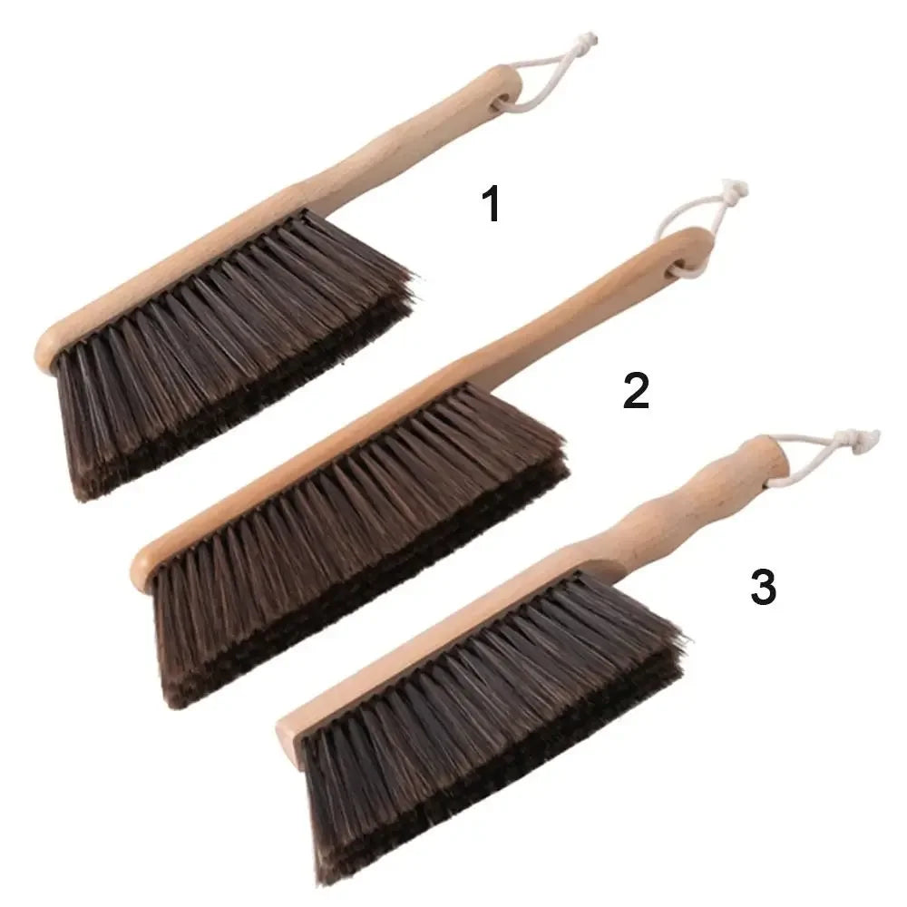 Natural Wood Bristles Brush Set