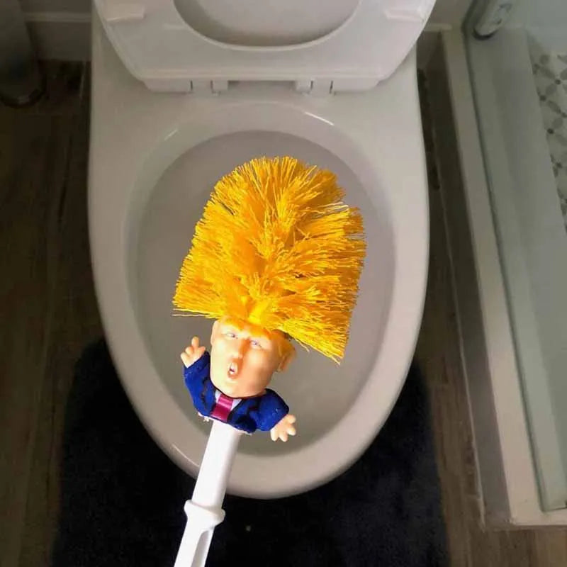Cleaner Donald Trump Brush Toilet Supplies Set