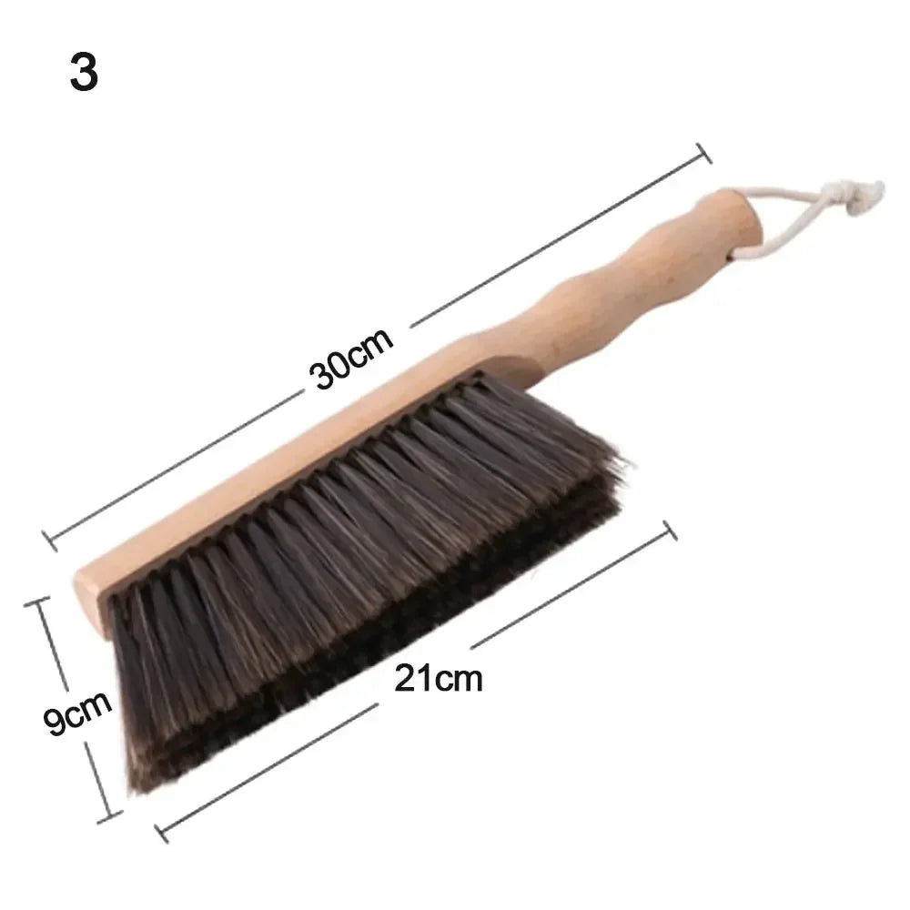 Natural Wood Bristles Brush Set